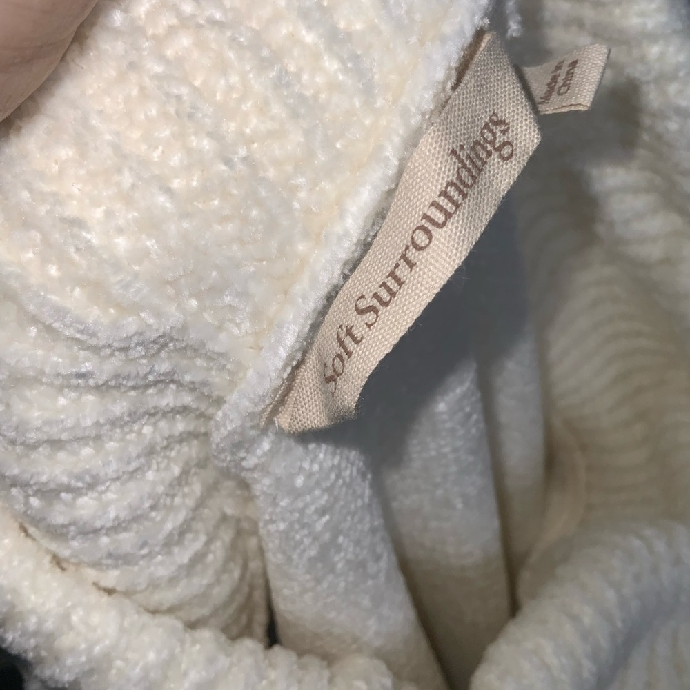 Soft Surroundings Soft Winds Chenille Tunic Cawl Neck Sweater Small - Picture 6 of 8